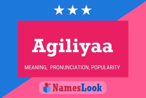 ملصق اسم Agiliyaa