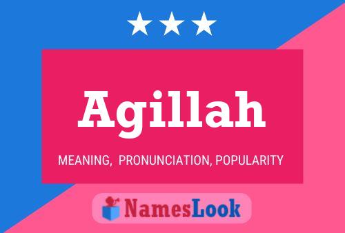 ملصق اسم Agillah