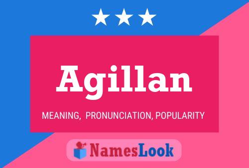 ملصق اسم Agillan