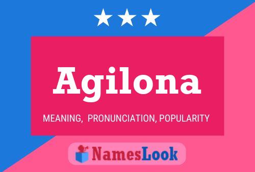 ملصق اسم Agilona