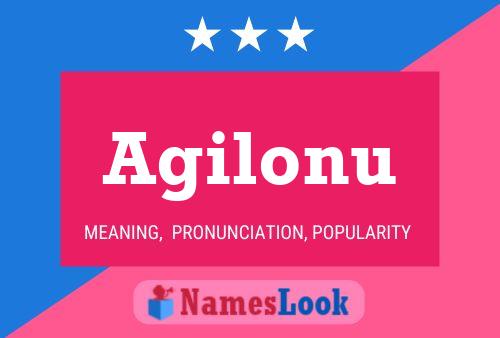 ملصق اسم Agilonu