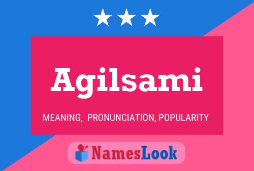 ملصق اسم Agilsami