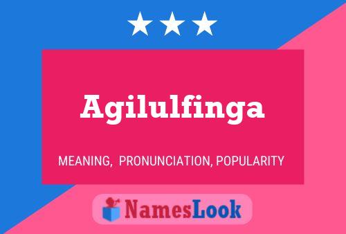 ملصق اسم Agilulfinga