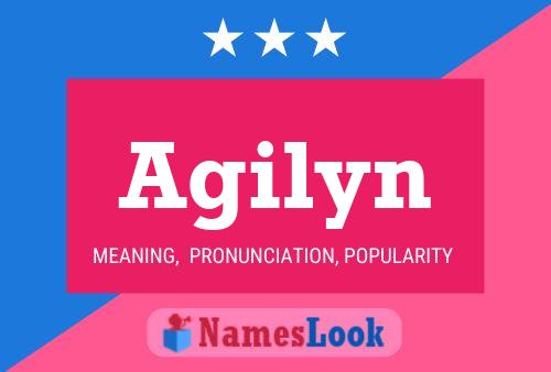 ملصق اسم Agilyn