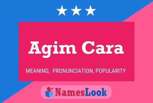 ملصق اسم Agim Cara