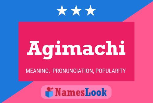 ملصق اسم Agimachi