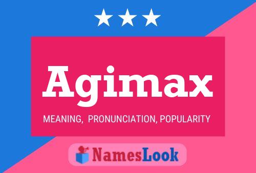 ملصق اسم Agimax