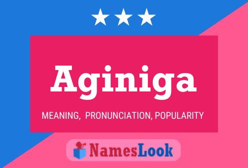 ملصق اسم Aginiga