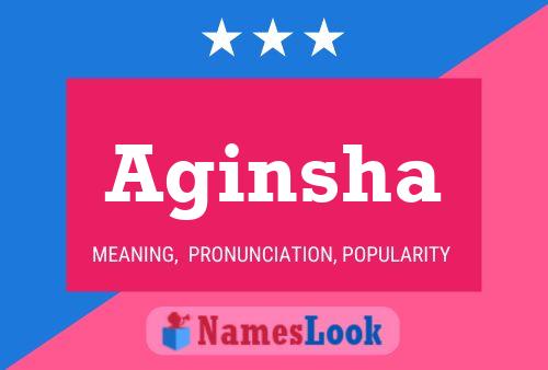 ملصق اسم Aginsha