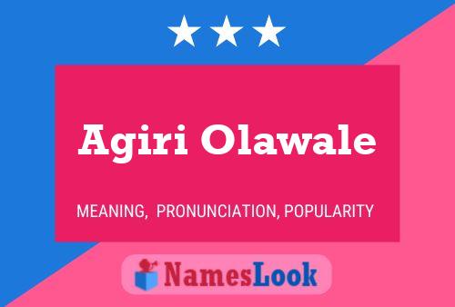 ملصق اسم Agiri Olawale