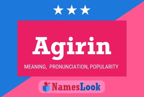 ملصق اسم Agirin