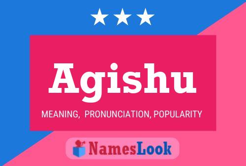 ملصق اسم Agishu