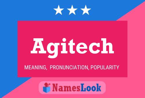 ملصق اسم Agitech