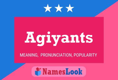 ملصق اسم Agiyants