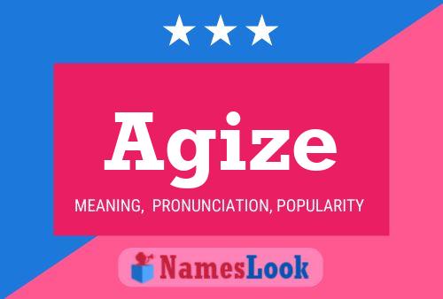 ملصق اسم Agize