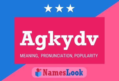 ملصق اسم Agkydv