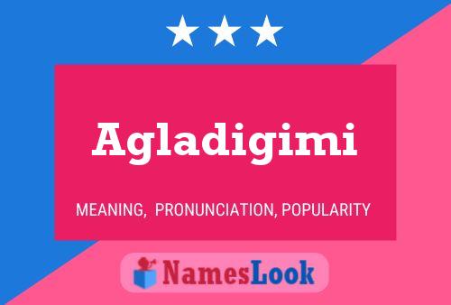 ملصق اسم Agladigimi