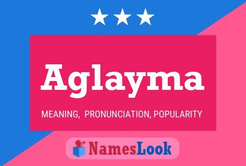 ملصق اسم Aglayma