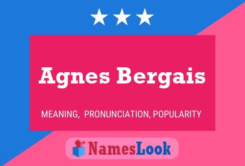 ملصق اسم Agnes Bergais