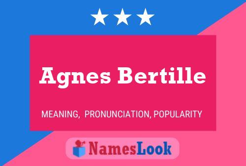 ملصق اسم Agnes Bertille