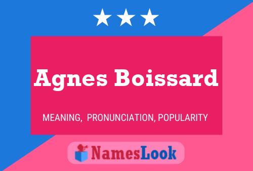 ملصق اسم Agnes Boissard