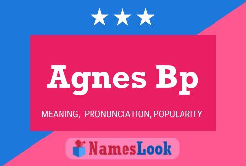 ملصق اسم Agnes Bp