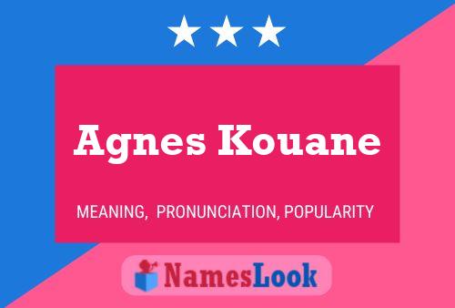 ملصق اسم Agnes Kouane