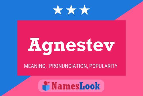 ملصق اسم Agnestev