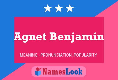 ملصق اسم Agnet Benjamin