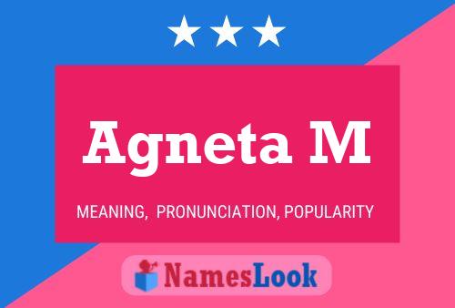 ملصق اسم Agneta M