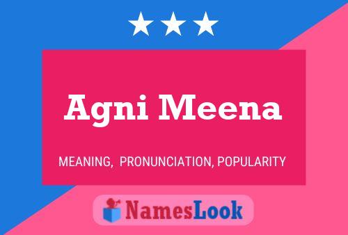 ملصق اسم Agni Meena