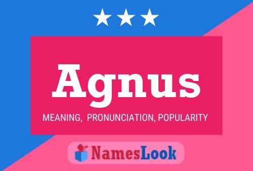 ملصق اسم Agnus