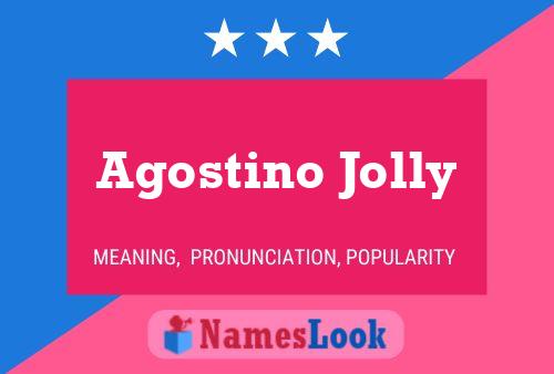 ملصق اسم Agostino Jolly