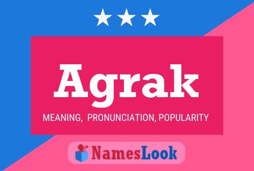 ملصق اسم Agrak