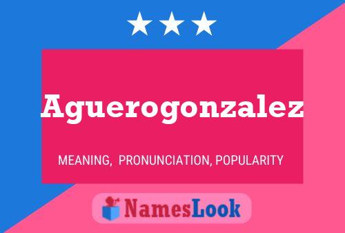 ملصق اسم Aguerogonzalez