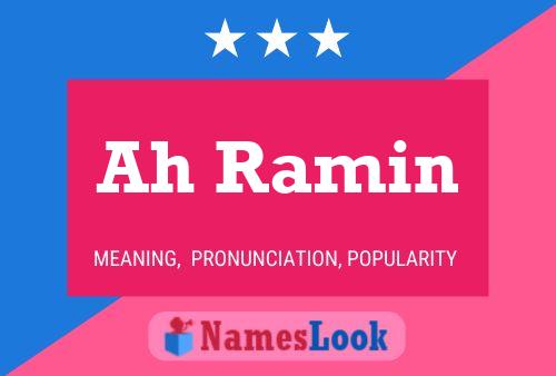 ملصق اسم Ah Ramin