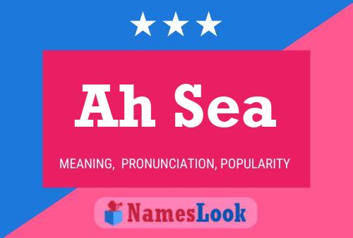 ملصق اسم Ah Sea