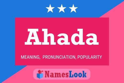 ملصق اسم Ahada