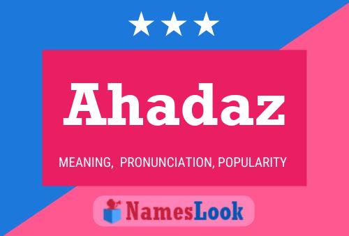 ملصق اسم Ahadaz