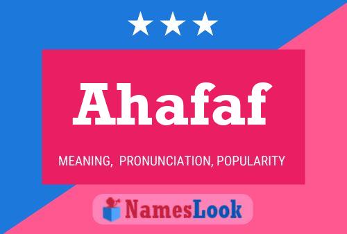 ملصق اسم Ahafaf