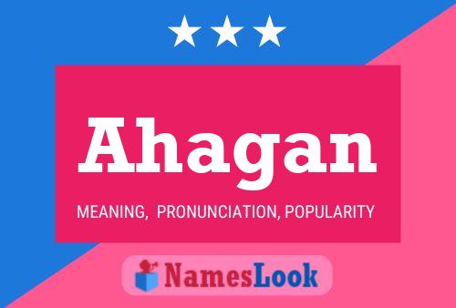 ملصق اسم Ahagan