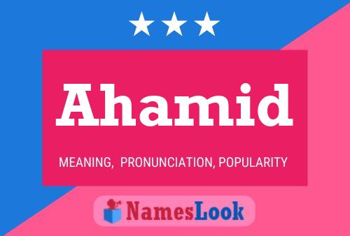 ملصق اسم Ahamid