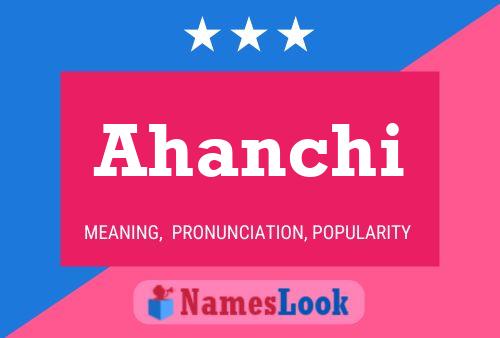 ملصق اسم Ahanchi