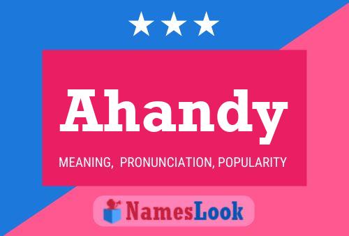 ملصق اسم Ahandy