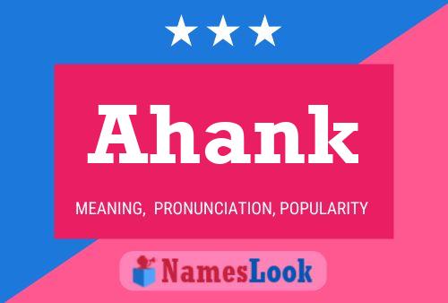 ملصق اسم Ahank