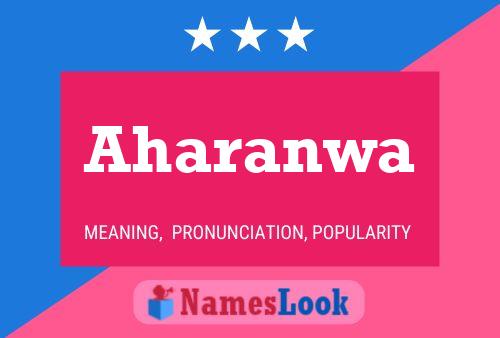 ملصق اسم Aharanwa