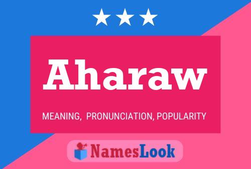 ملصق اسم Aharaw