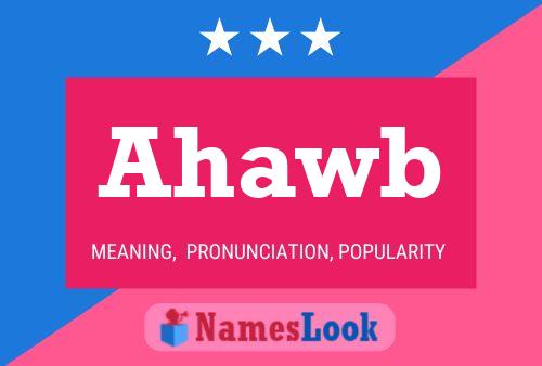 ملصق اسم Ahawb