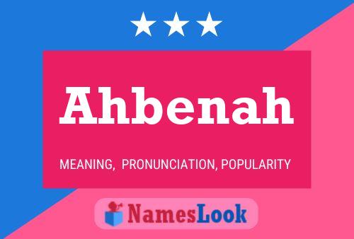 ملصق اسم Ahbenah