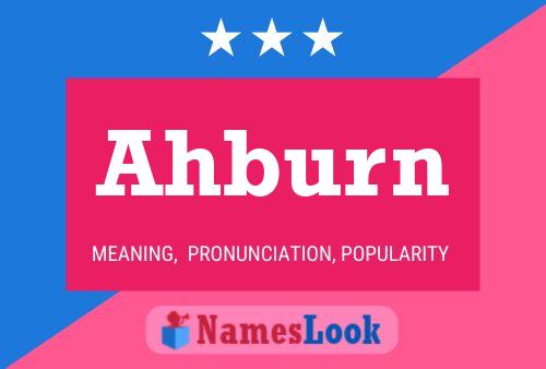 ملصق اسم Ahburn